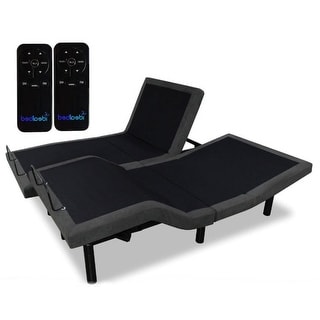 Split King Adjustable Bed Frame Base with Wireless Remote - On Sale ...