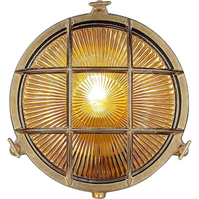 Round vintage industrial wall sconce waterproof wall light fixture