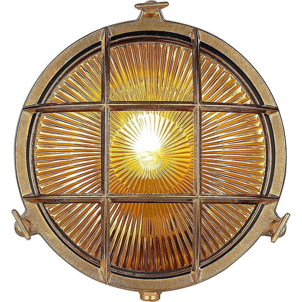 Round vintage industrial wall sconce waterproof wall light fixture