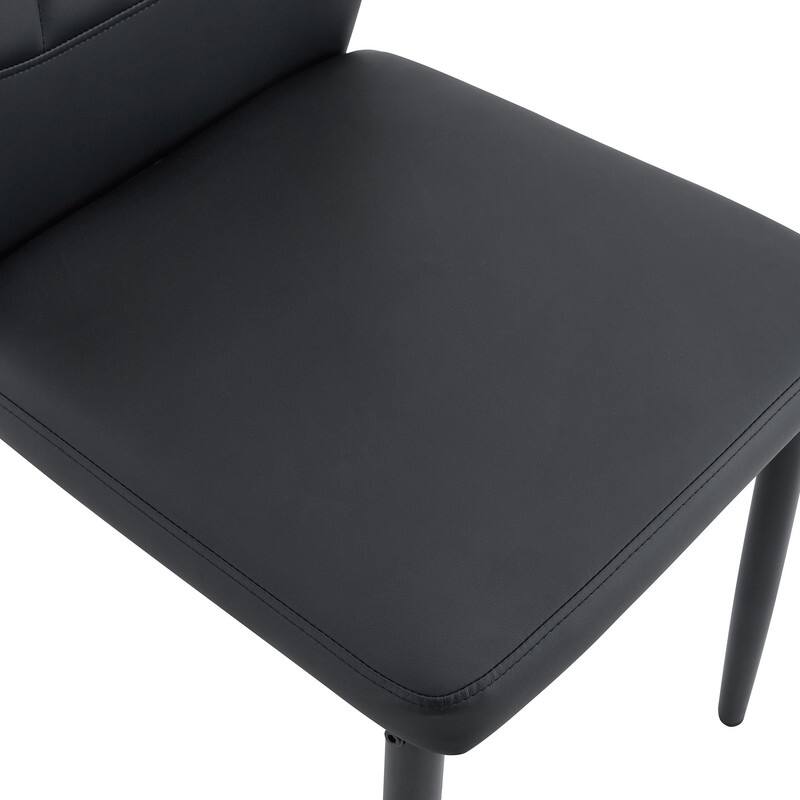 Ergonomic PU Dining Chair with Adjustable Stability, Perfectly blends comfort and elegance