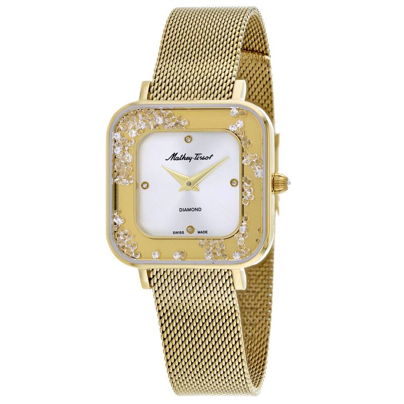 Mathey Tissot Women's Gemina Silver Dial Watch - D984SPYI - One Size