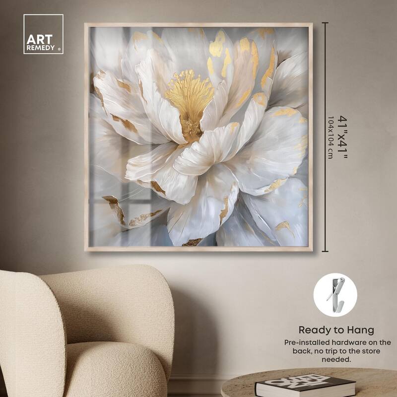 Golden Veins of Grace Shadowbox by Art Remedy