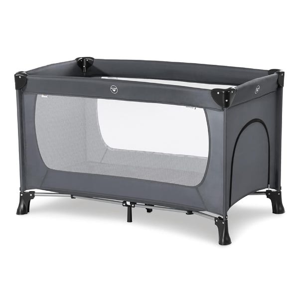 slide 2 of 8, hauck Dream N Play Plus Travel Pack Cot, Babies & Toddlers up to 33 Pounds, Grey - 16.5