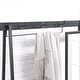 preview thumbnail 6 of 5, Drindel Contemporary Black Coat Stand with Mirror by Furniture of America