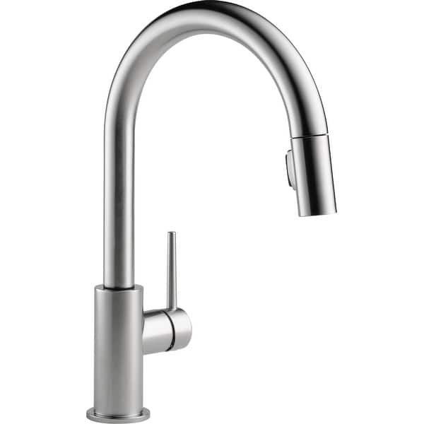 Delta Faucet Lenta Gold Kitchen Faucet, Soap Dispenser Included, Kitchen Sink Faucet, Gold