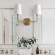 preview thumbnail 6 of 5, SAFAVIEH Lighting Ezra 2-light Wall Sconce - 17.5"x7"x13.5"