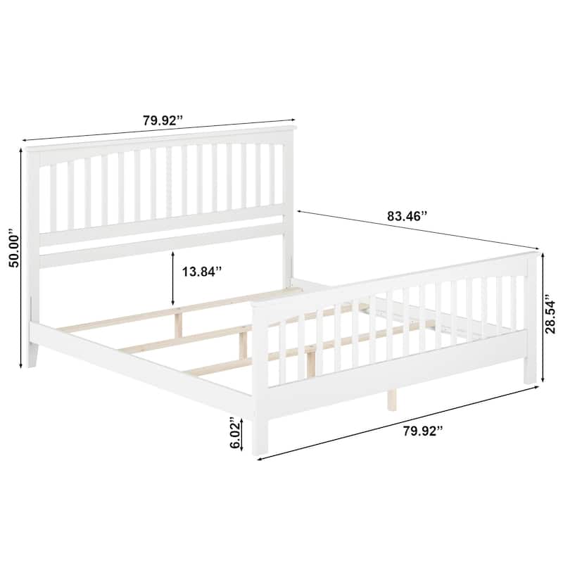 Brooklyn Foundation Bed Frame with Matching Footboard