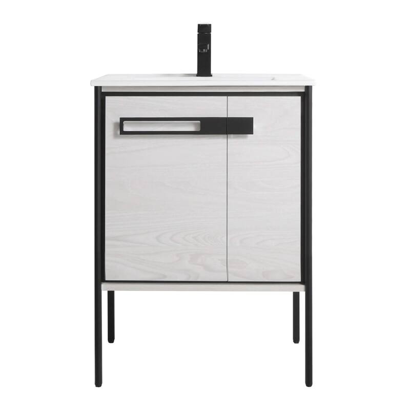 Fine Fixtures Oakville Bathroom Vanity with White Ceramic Sink