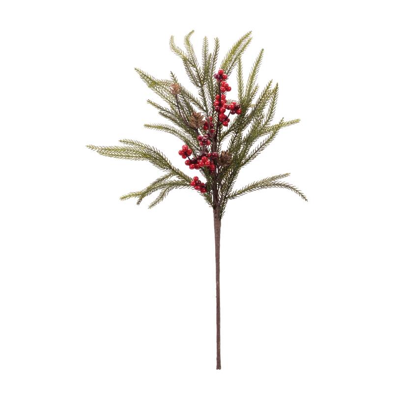Pine Berry and Pinecone Spray (Set of 12)