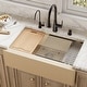 preview thumbnail 20 of 18, Karran 34" Undermount Large Single Bowl Quartz Farmhouse Workstation Kitchen Sink