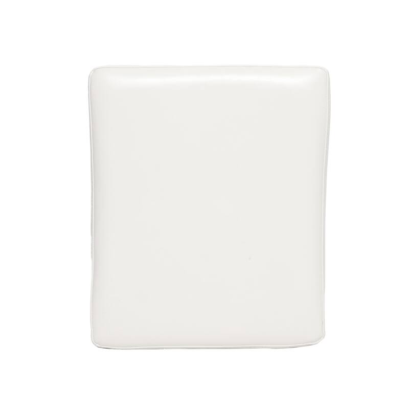 Lopez 27-inch Backless Ivory Leather Counterstools (Set of 2) by Christopher Knight Home