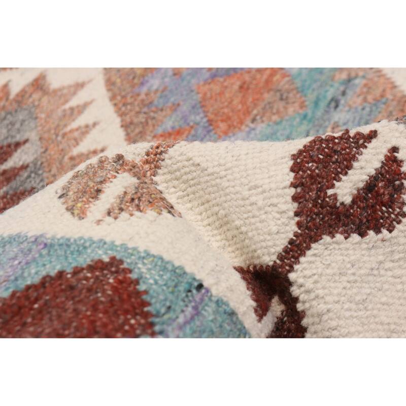 Ankara FW Ivory Kilim 5'5" x 7'6" - 5'5 x 7'6