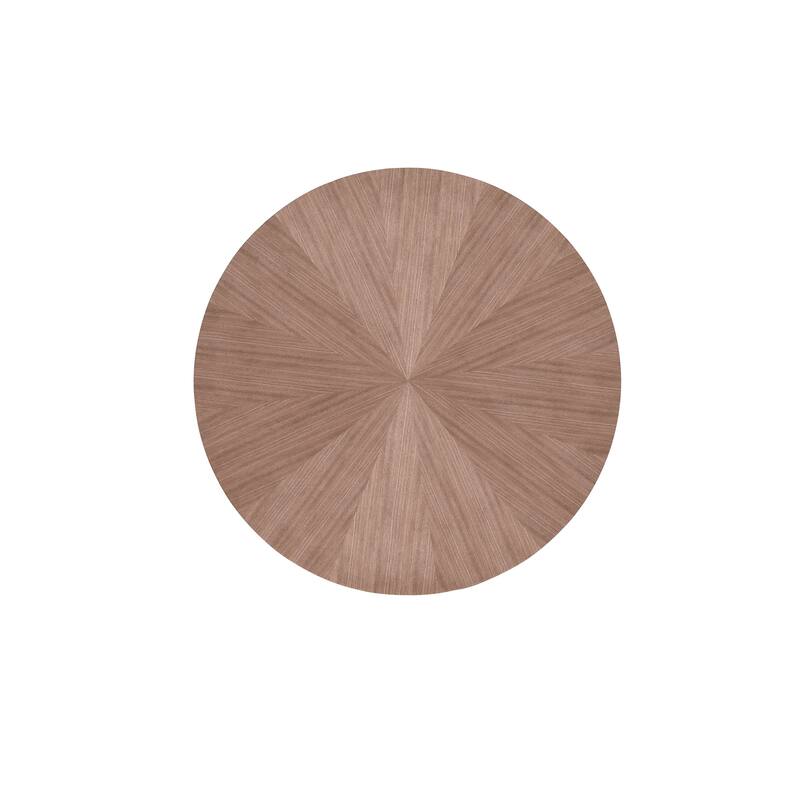 Seda Round Dining Table - Walnut