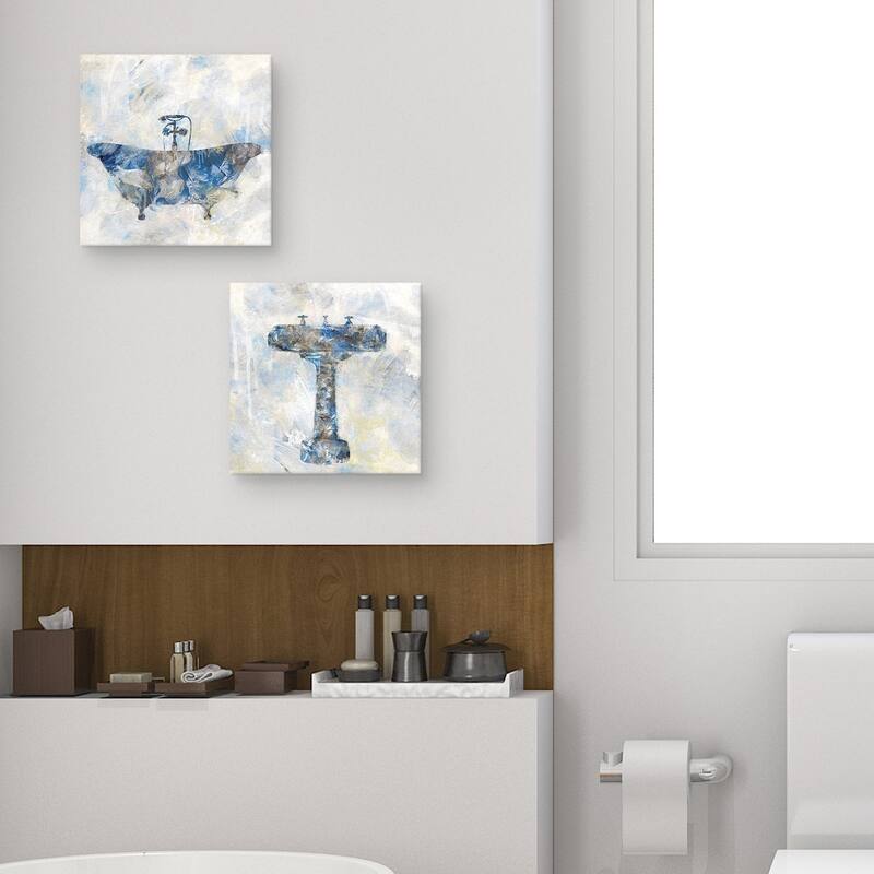 Painterly Bath by Studio Arts Canvas S/2 by Studio Arts Canvas Art Prints