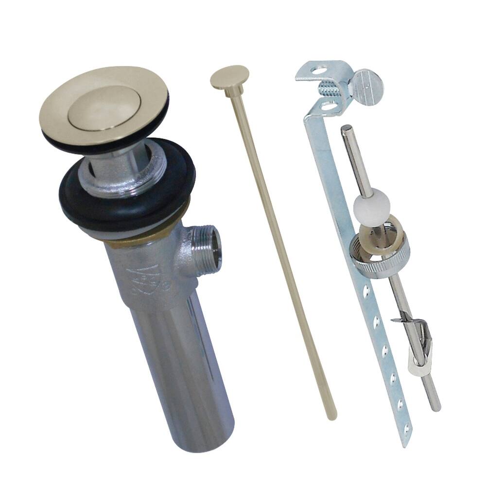 Columbia Brass Pop-Up Drain with Overflow