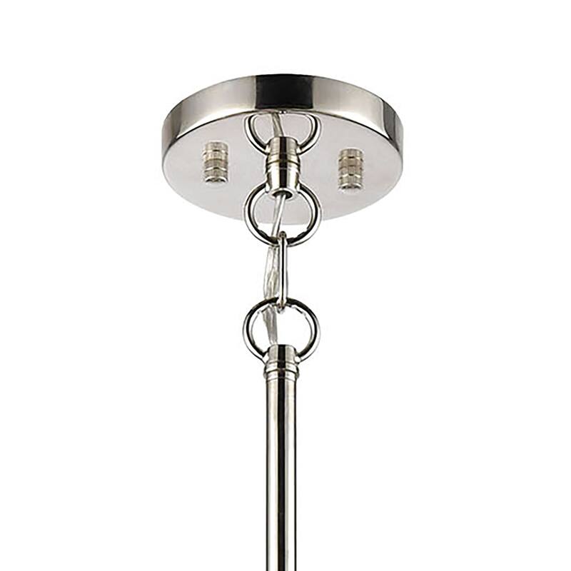 Boureaux Metal and Glass Orb Chandelier