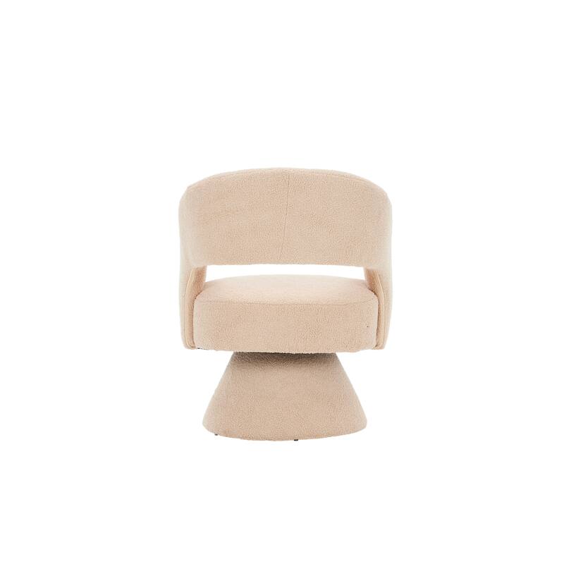 Round Barrel Chair in Fabric