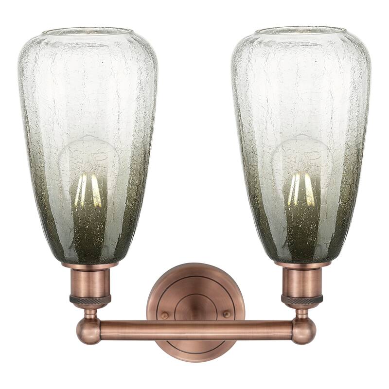 Innovations Lighting Endless Possibilities Edison - Brookhaven Almond - 2 Light 15" Bath Vanity Light