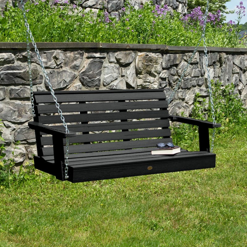 Highwood Weatherly 4-foot Eco-friendly Synthetic Wood Porch Swing