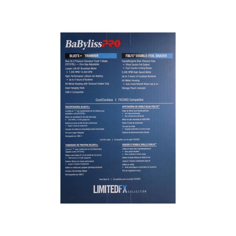 BaByliss Pro LIMITEDFX Collection Limited Edition Trimmer and Double Foil Shaver