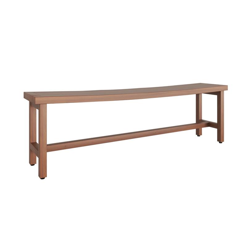 Patented Sumba Lotus Teak Shower Bench