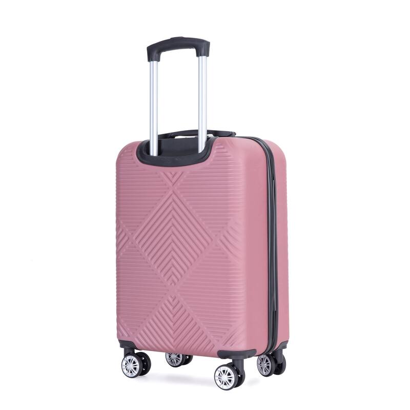 Stylish Luggage Lightweight Luggage, 4-Piece Set with Spinner Wheels and Cosmetic Case, for Boarding and Travel