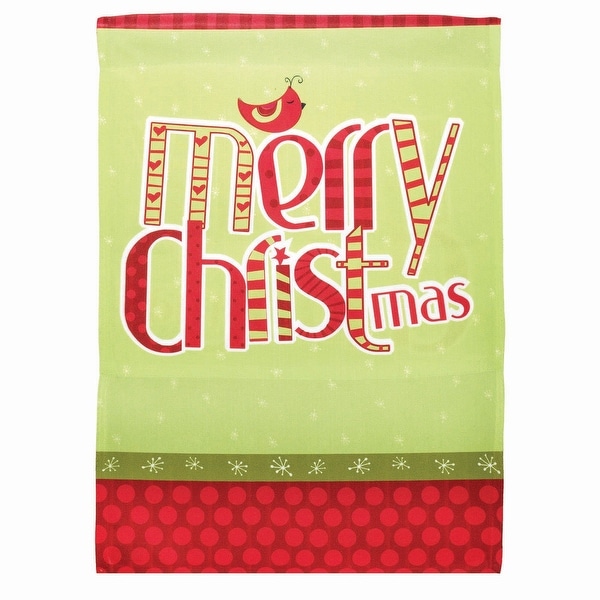 18" x 13" Partridge "Merry Christmas" Garden Flag - N/A