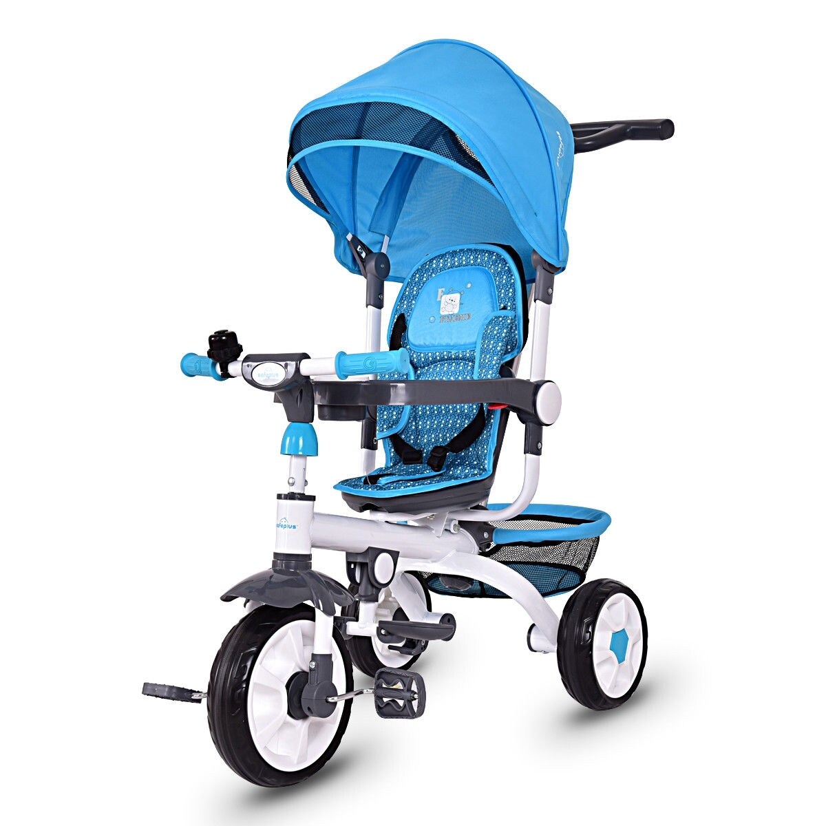 blue baby stroller toy