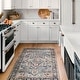 preview thumbnail 4 of 9, Alexander Home Venetian Printed Medallion Distressed Area Rug