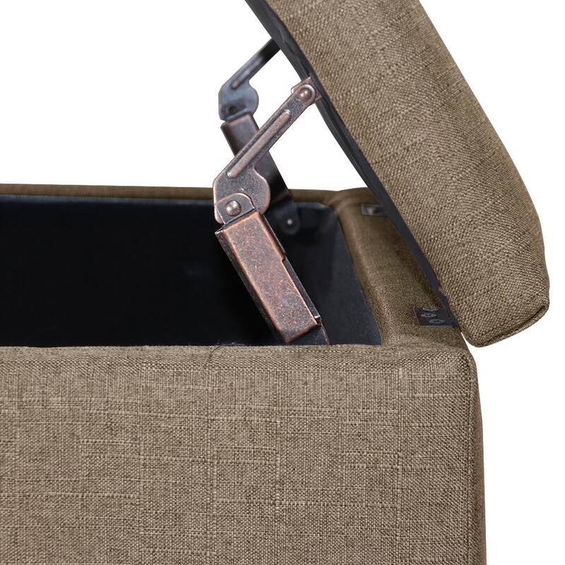 Maypex 29" Fabric Upholstered Tufted Storage Bench