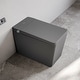preview thumbnail 8 of 6, Concorde One Piece Smart Toilet 1.28 Gpf In Matte Gray With Heated Bidet, Air Drying, Night Light, Foot Sensor