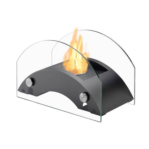 Ignis TTF056 Harbor Black Tabletop Ventless Ethanol Fireplace