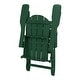 preview thumbnail 12 of 10, Polytrends Laguna Weather Resistant Outdoor Patio Folding Adirondack Chairs (Set of 4)