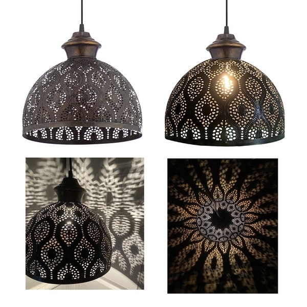 Metal bowl lamp shade new arrivals