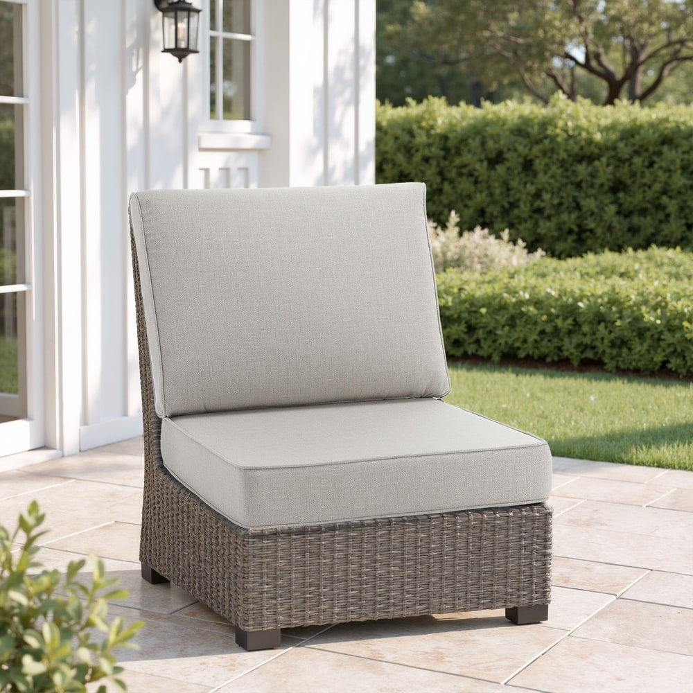 Outdoor 4.7" Thick Sunbrella Cushion Set with Back and Seat Cushions