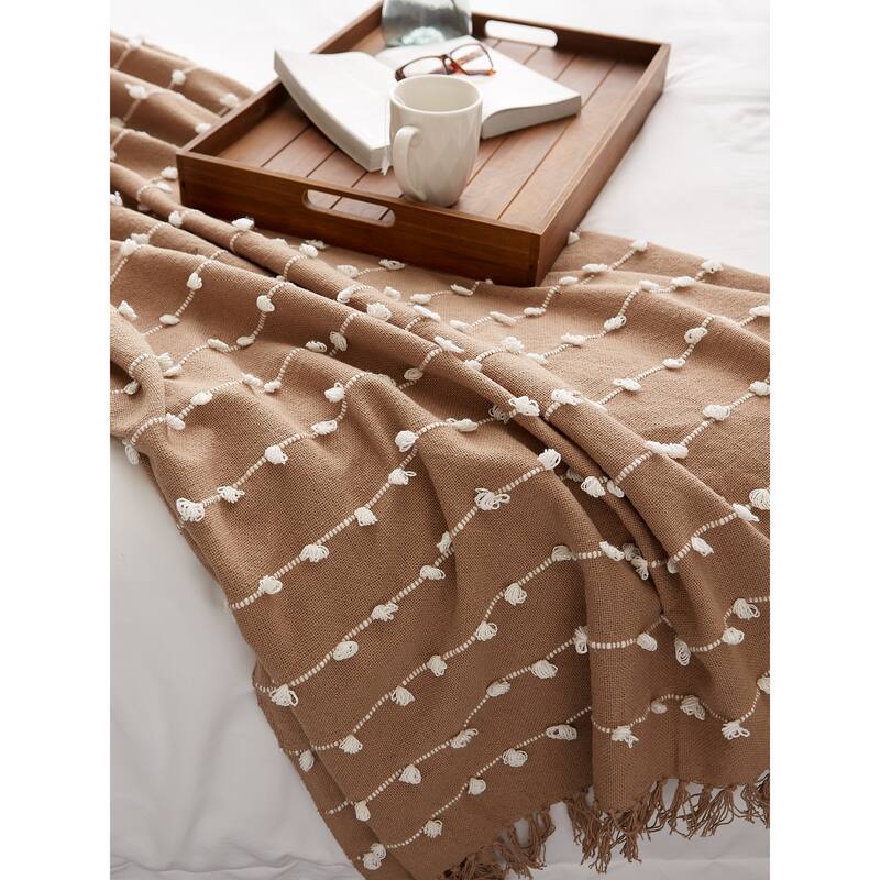 DII Woven Loop Throw
