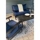 Arden Selections Sapphire Blue Leala Outdoor Deep Seat Cushion Set - 24 W x 24 D in. 1 of 1 uploaded by a customer