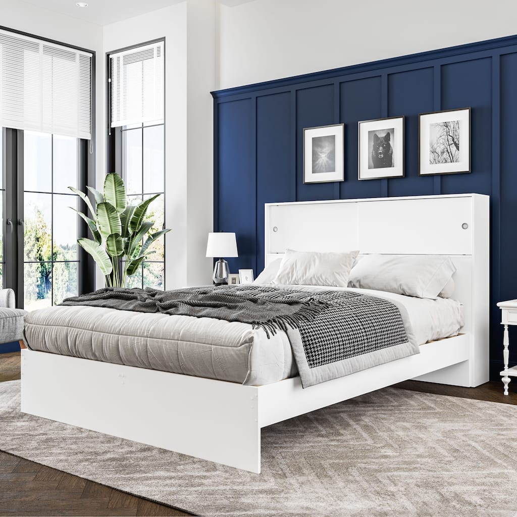 Polifurniture Victoria Platform Bed with Headboard