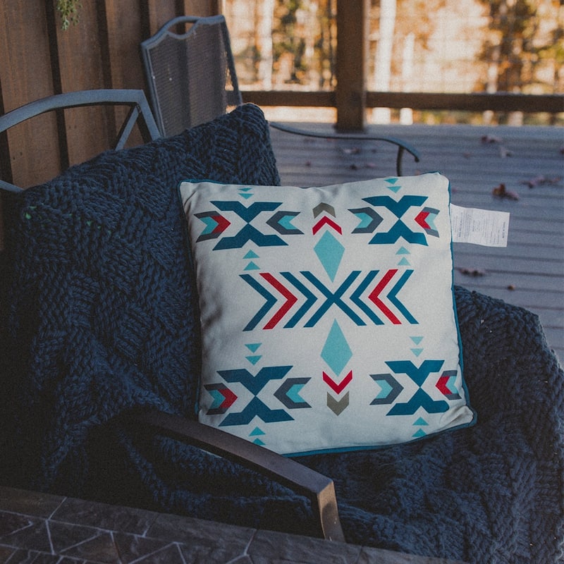HiEnd Accents Chess Hand Knit Throw, 50"x60"