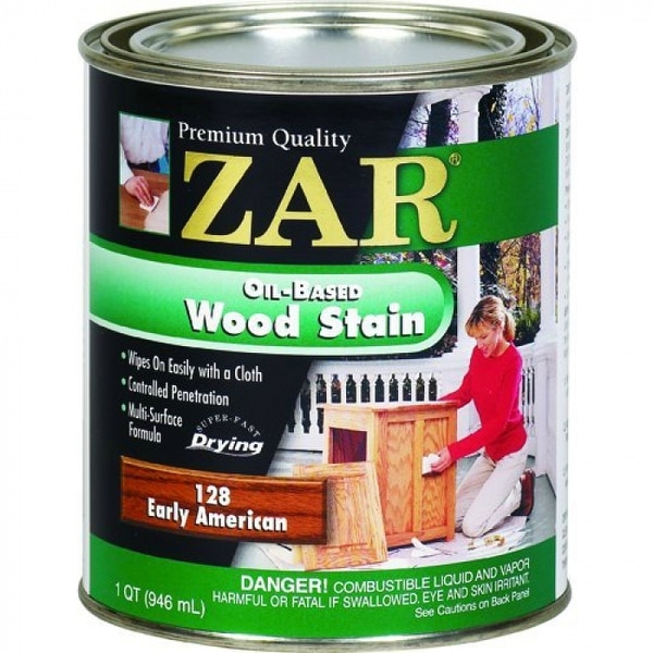 ZAR 12812 Interior Oil-Based Wood Stain, Early American, 1 Qt