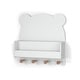 preview thumbnail 3 of 10, Brannan Bear Wall Shelf with 4 Hooks