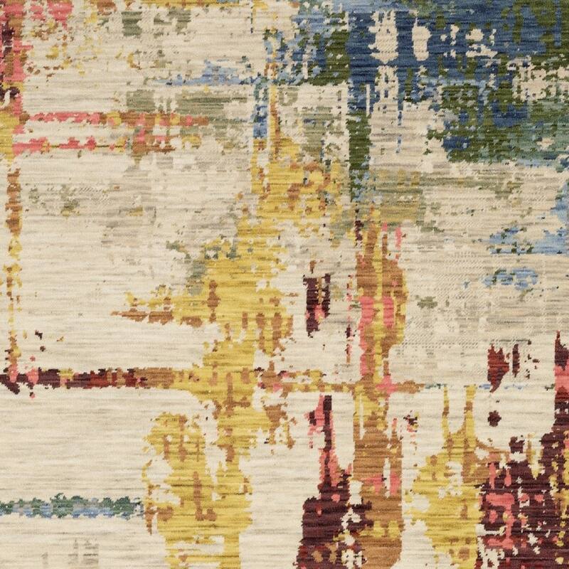 HomeRootsAbstract Modern Rectangle Area Rug