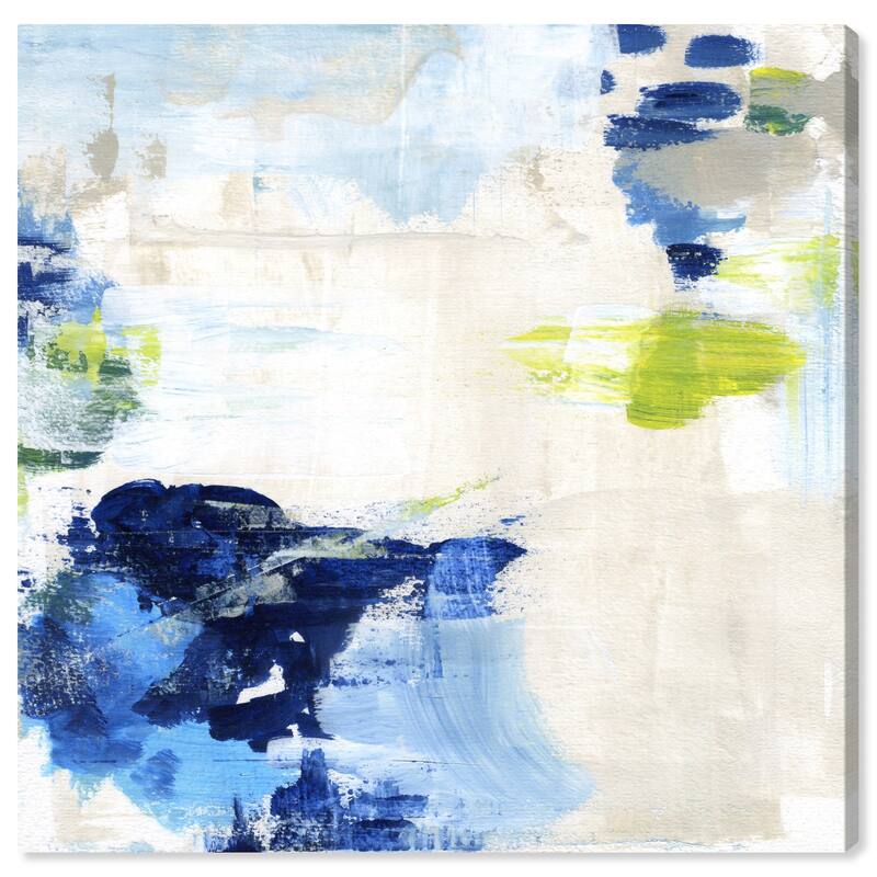 Wynwood Studio Canvas Abstract Perks Blue and Modern & Contemporary Wall Art Canvas Print