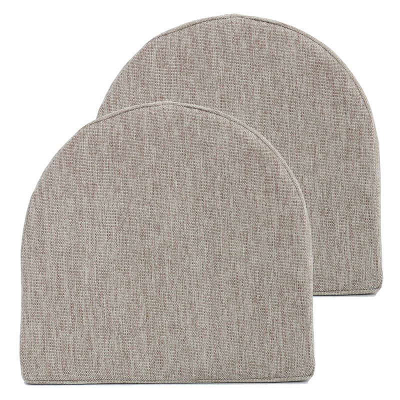 Sweet Home Collection U-Shape High Density Memory Foam Chair Pads with Ties