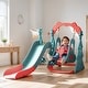 preview thumbnail 2 of 37, Slide and Swing Set 3 in 1, Kids Playground Climber Swing Playset