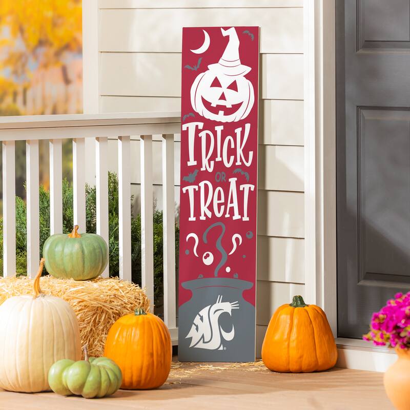 47" Double Sided Seasonal Porch Leaner, Washington State University - 47" x 11.25"