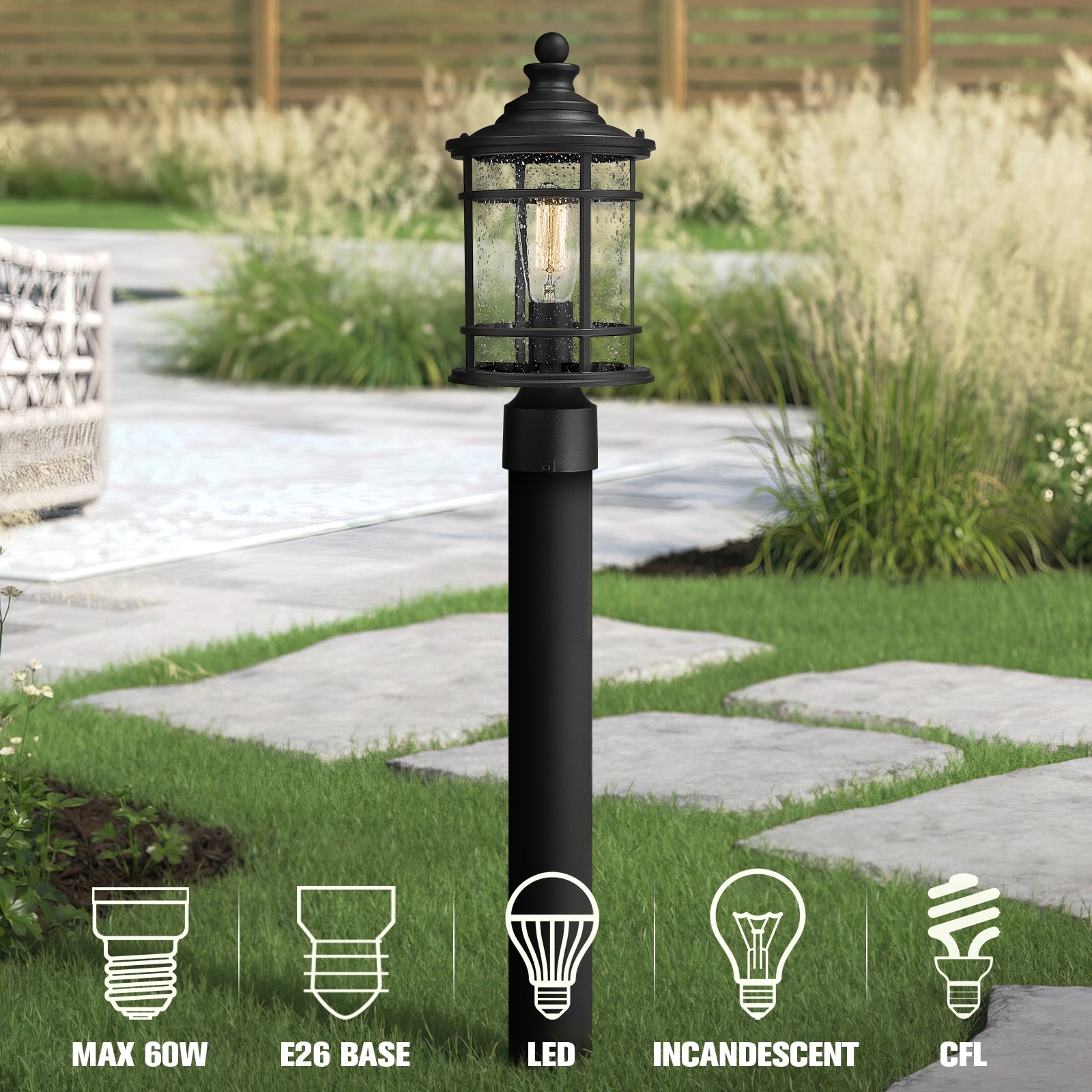 Farmhouse outdoor solar lights hot sale