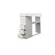 preview thumbnail 6 of 5, Contemporary Design Twin Over Twin Bunk Bed with Built-in Desk, Sturdy Construction & Safety Guaranteed, White