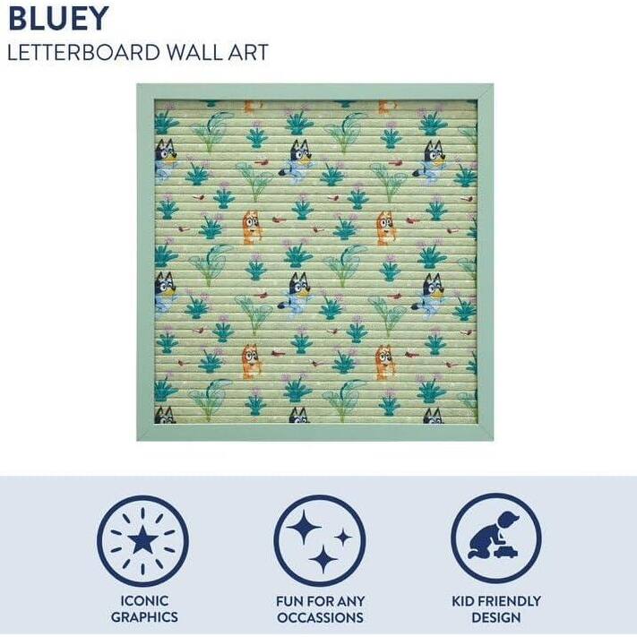 Bluey Letter Board Sign Custom Message Display Board Decor