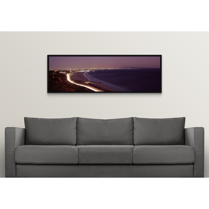 Los Angeles Home Decor Solid Faced Canvas Print Wall Art Entitled